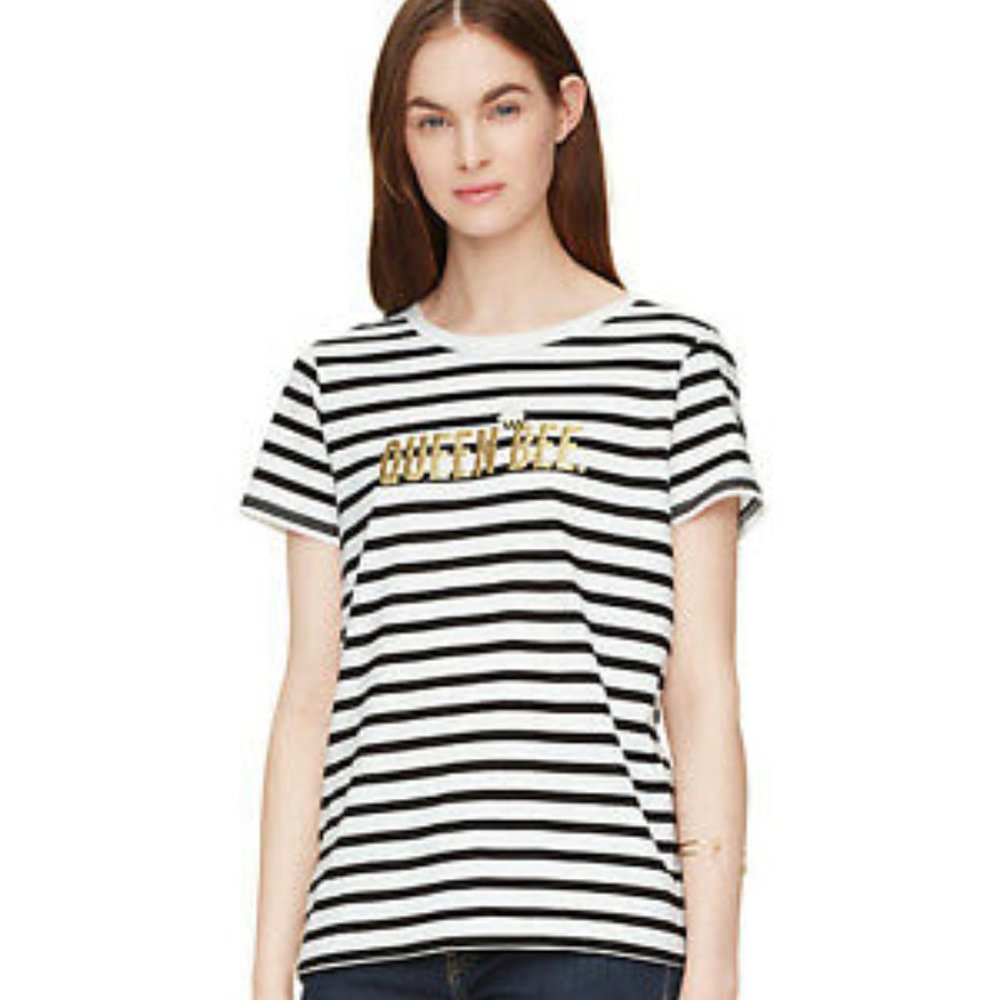 Kate Spade Queen Bee Short Sleeve Top
